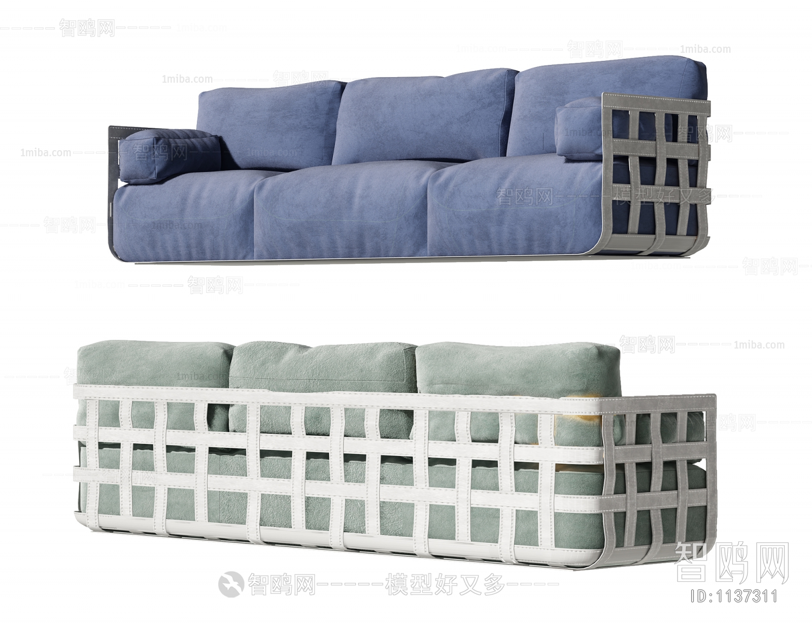 Modern Three-seat Sofa