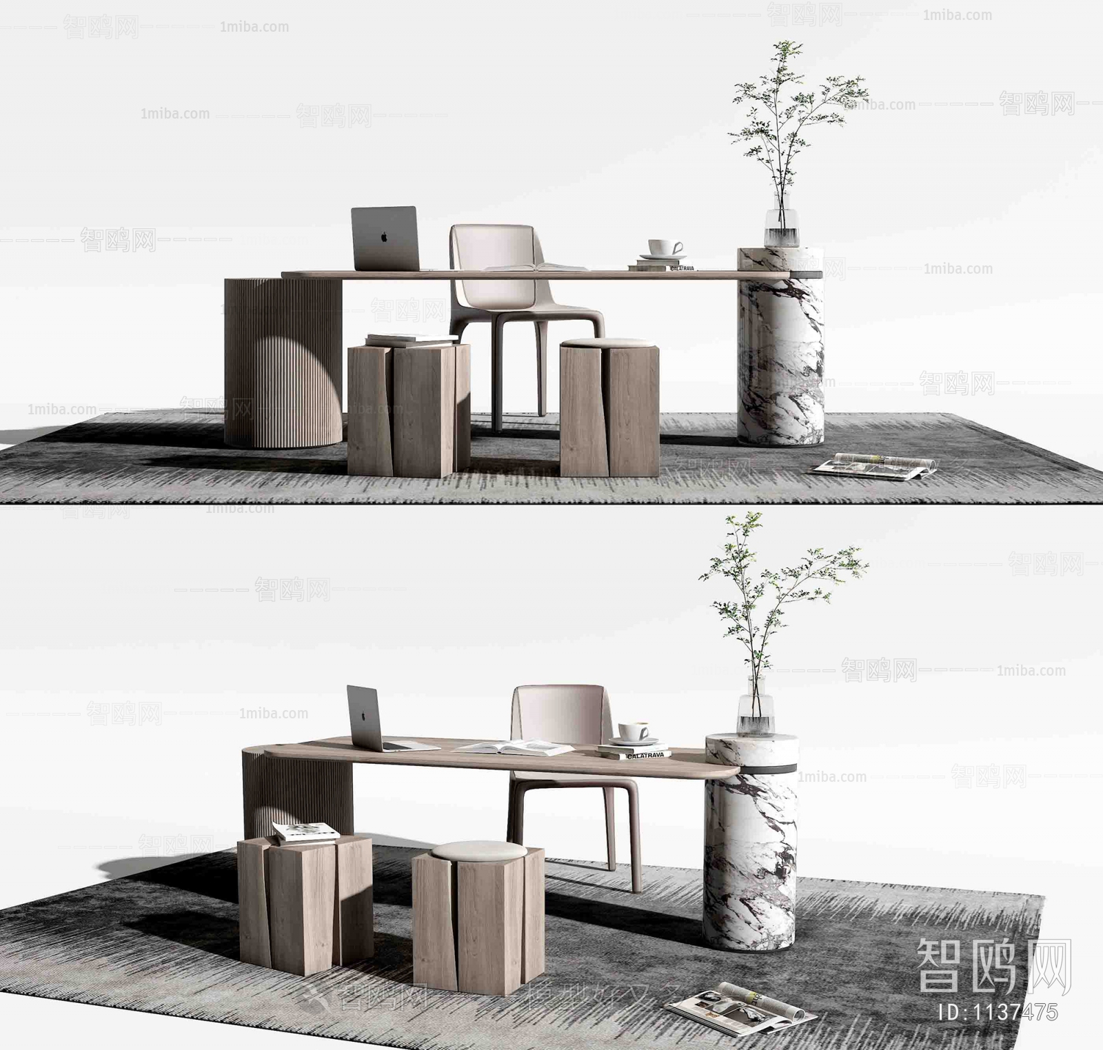 Modern Computer Desk And Chair