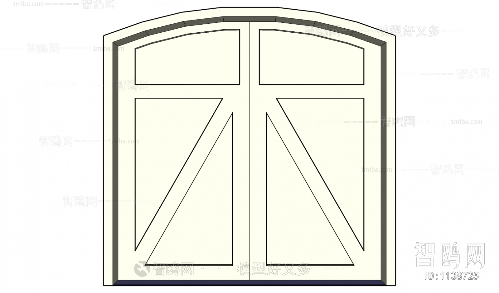 Modern Solid Wood Door