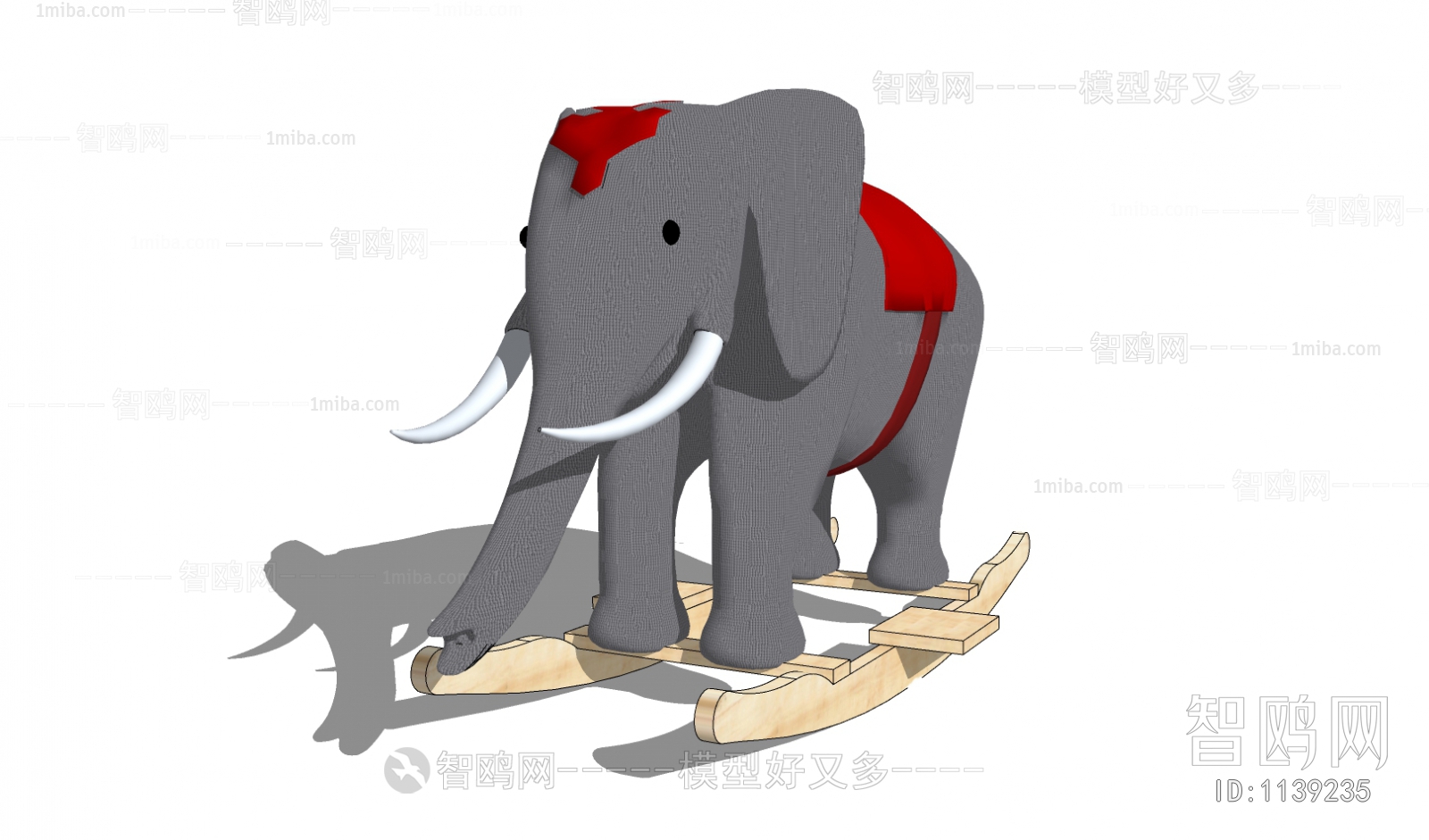 现代大象跷跷板