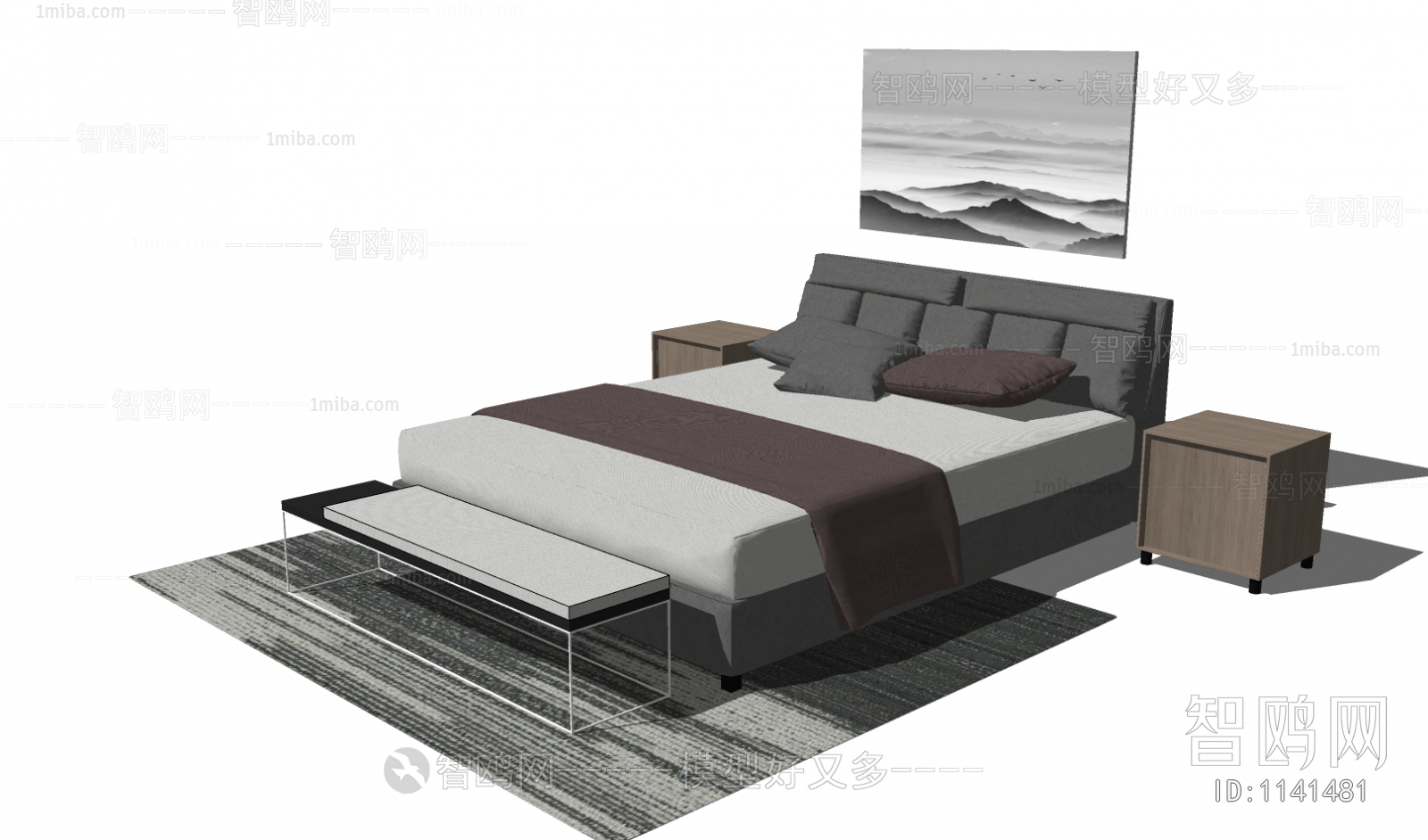 Modern Double Bed