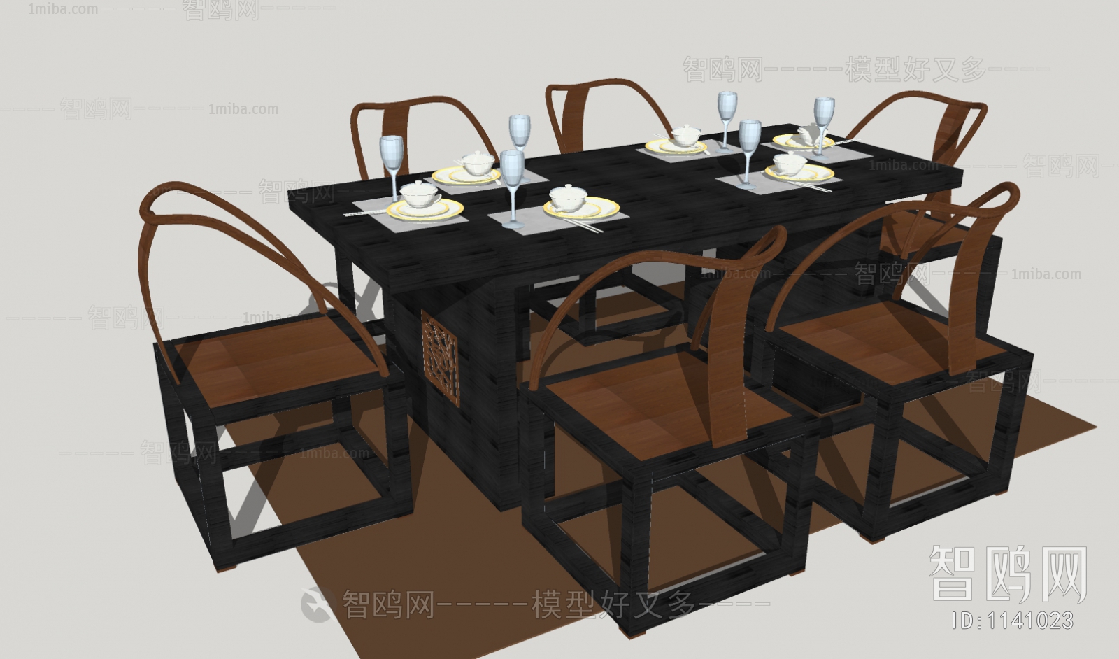 New Chinese Style Dining Table And Chairs