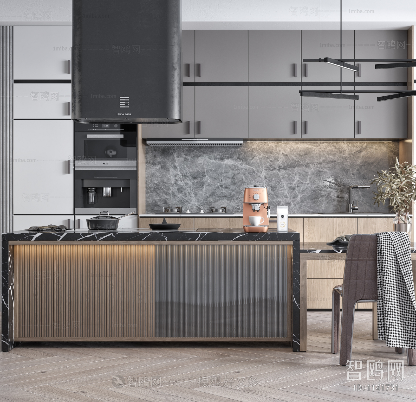 Modern Open Kitchen