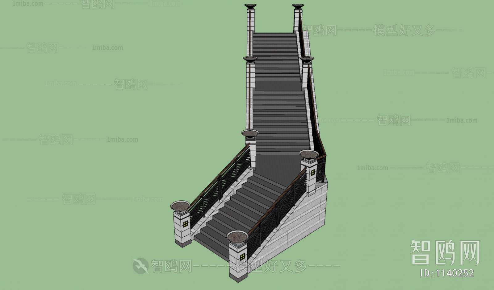 Modern Stair Balustrade/elevator