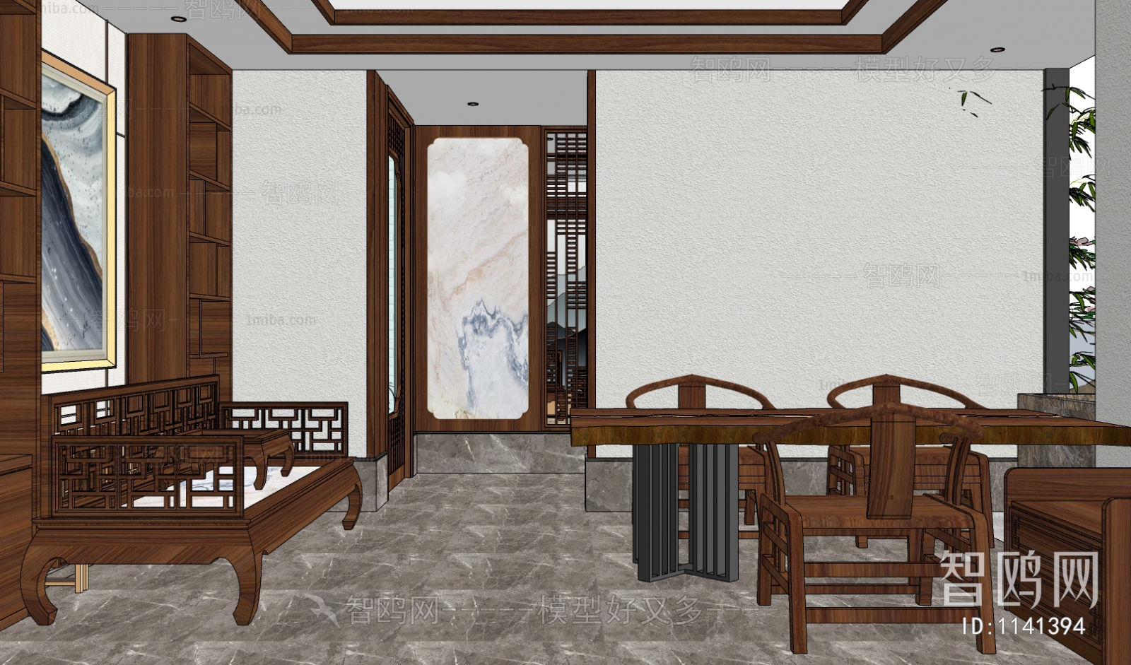 New Chinese Style Dining Room