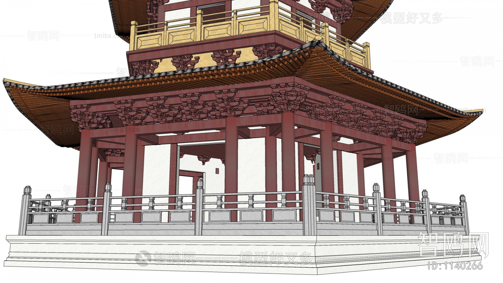 Chinese Style Ancient Architectural Buildings