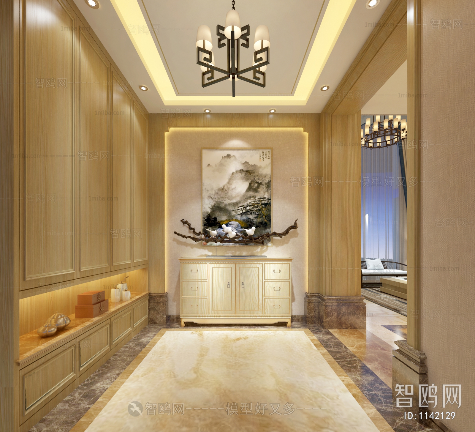 New Chinese Style Hallway