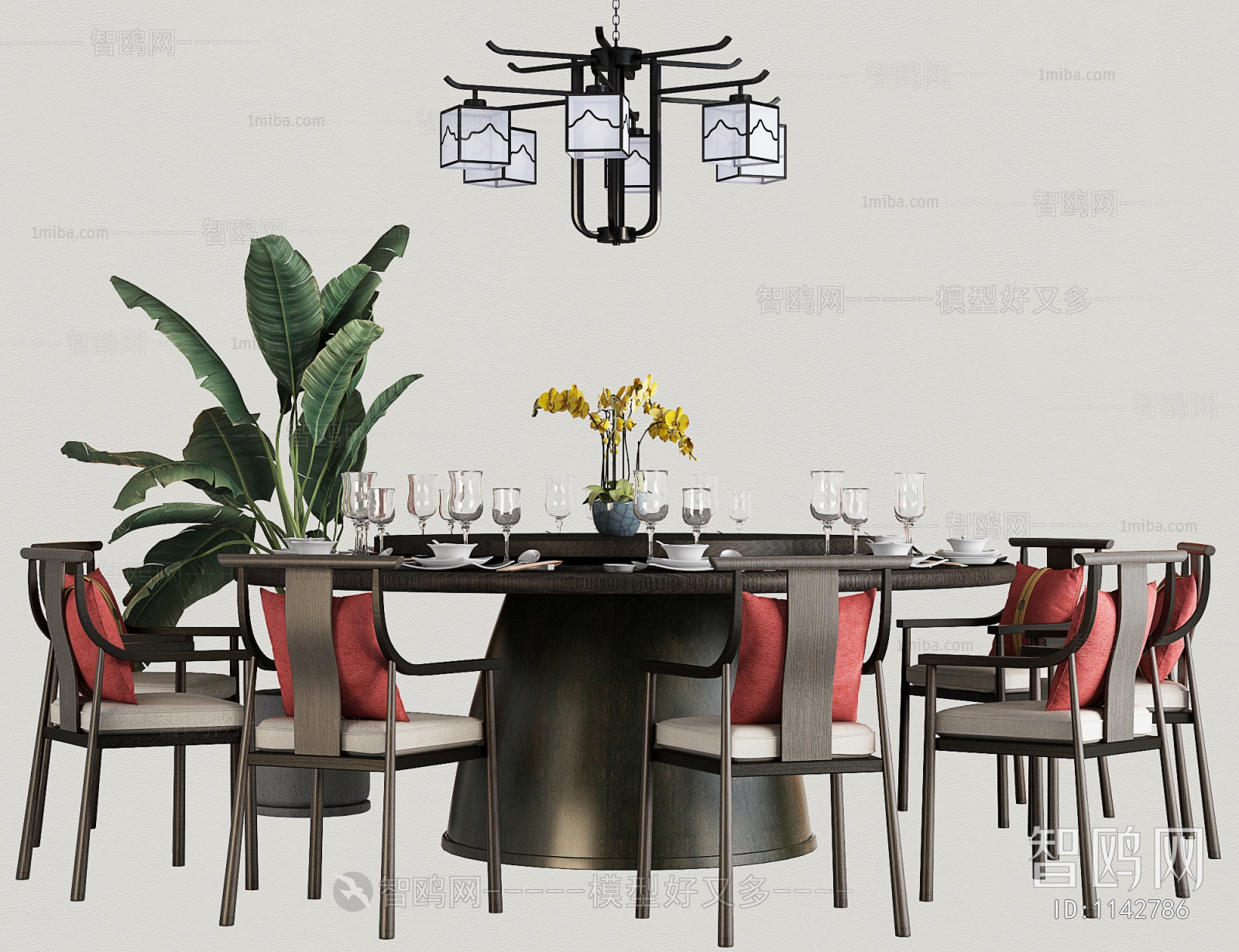 New Chinese Style Dining Table And Chairs