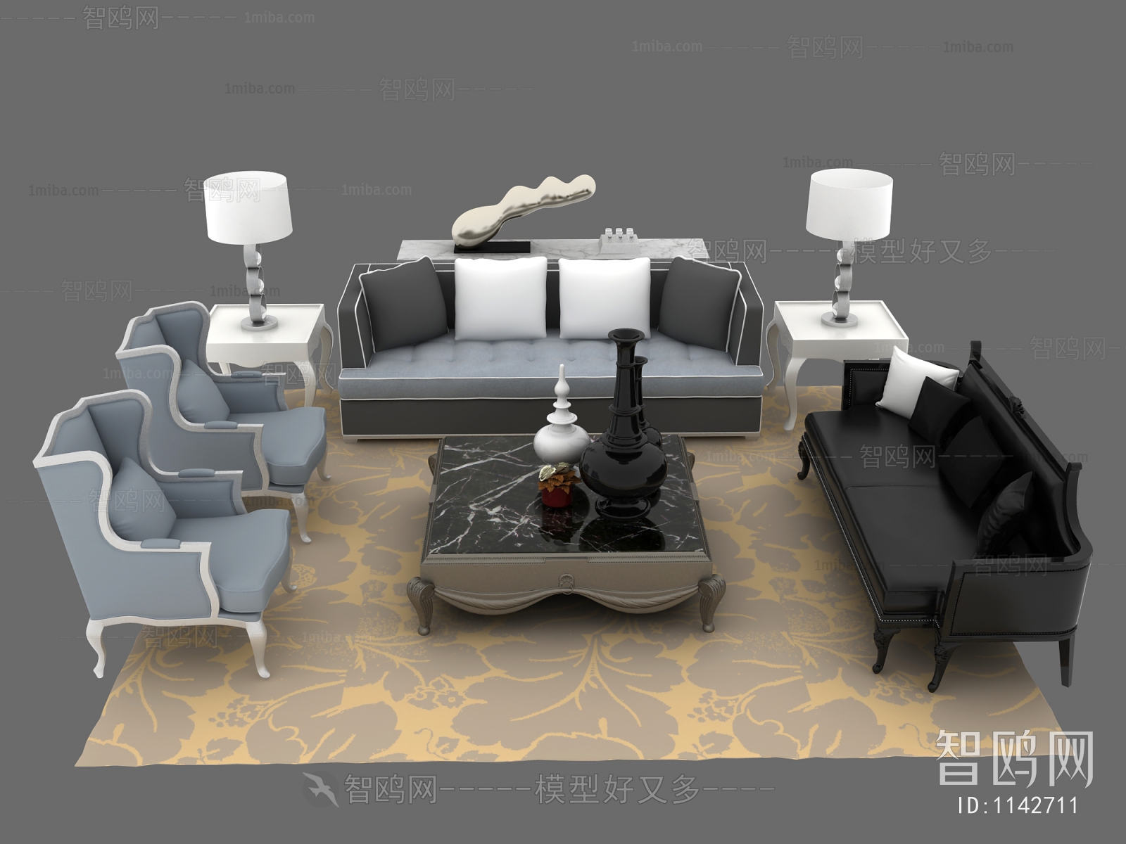 American Style Sofa Combination