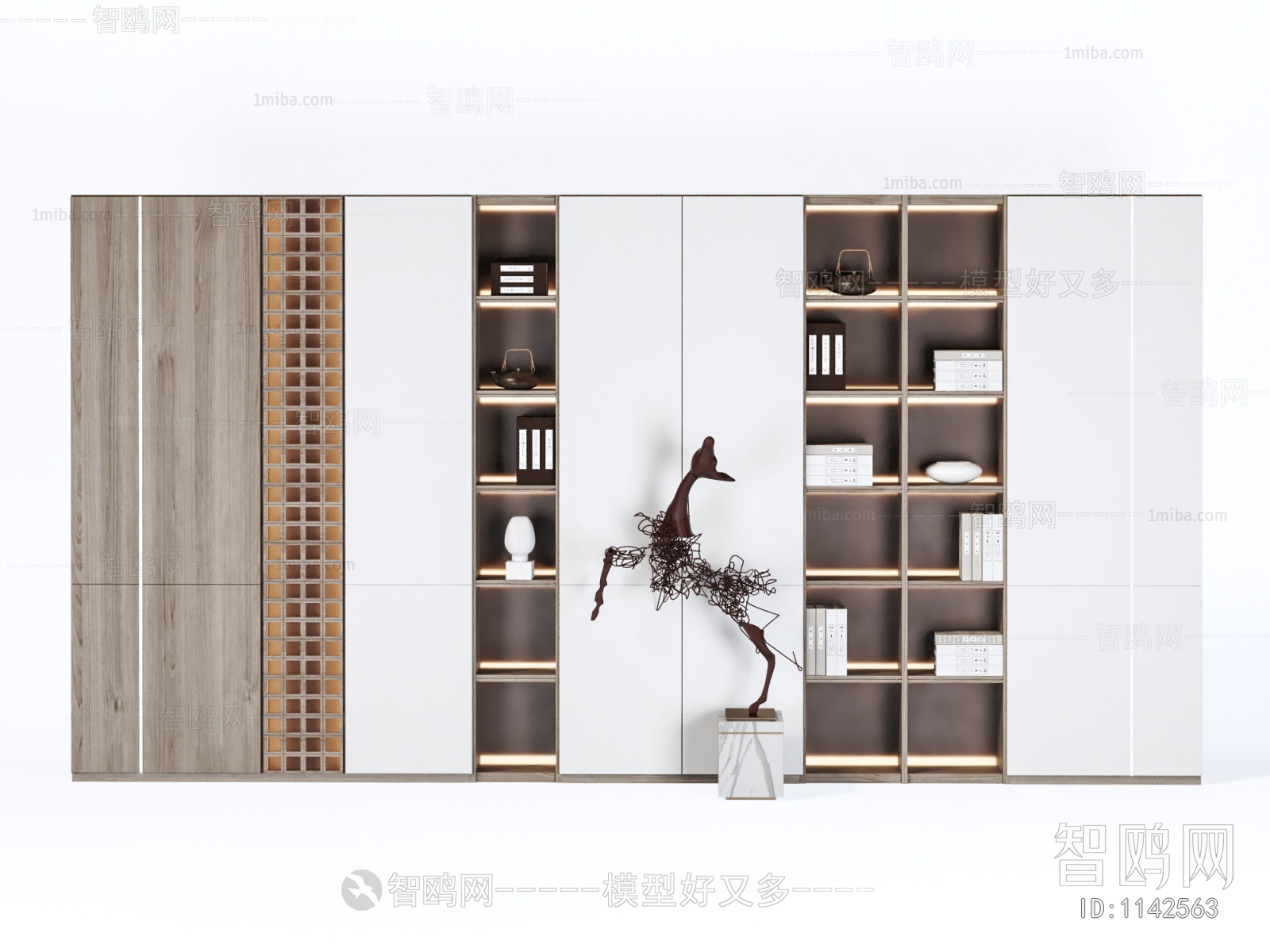 New Chinese Style Bookcase