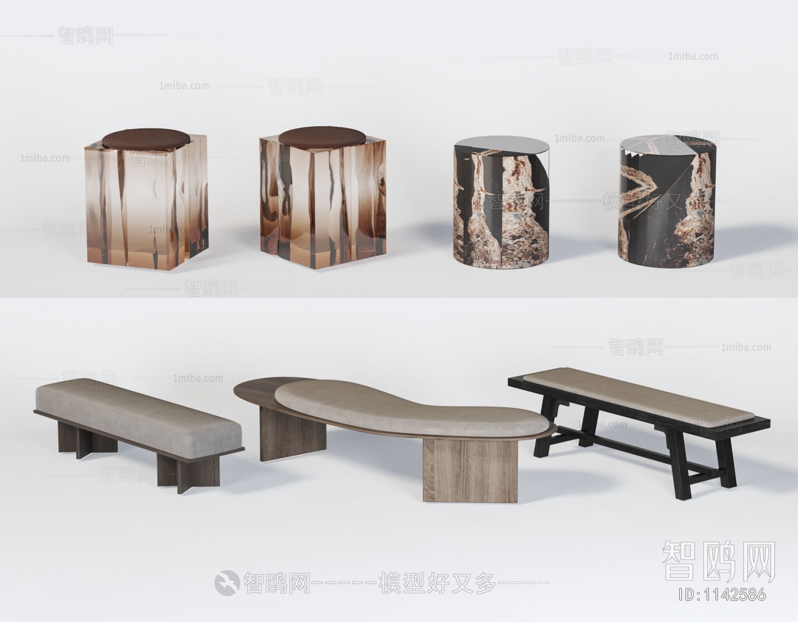 New Chinese Style Bench