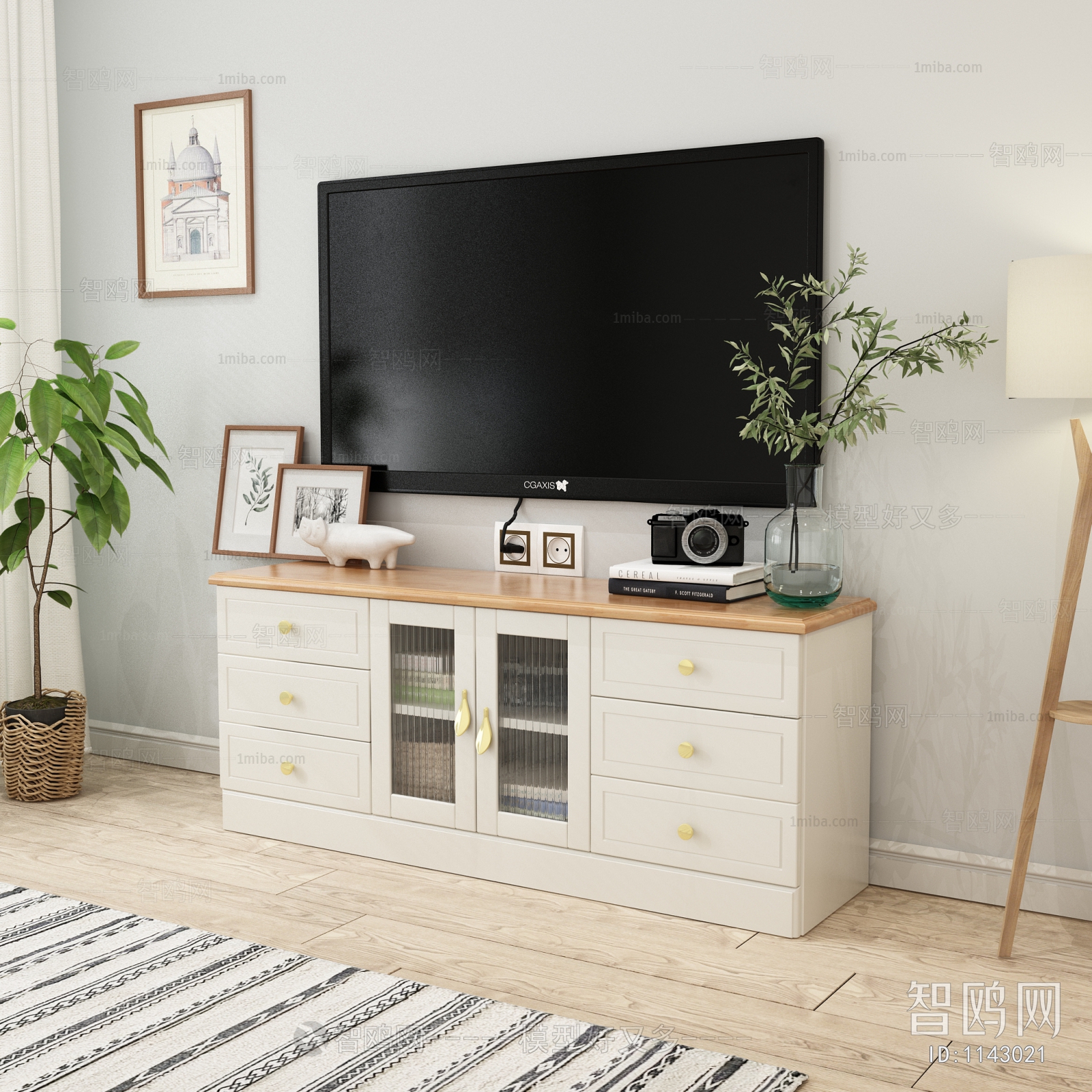 American Style TV Cabinet