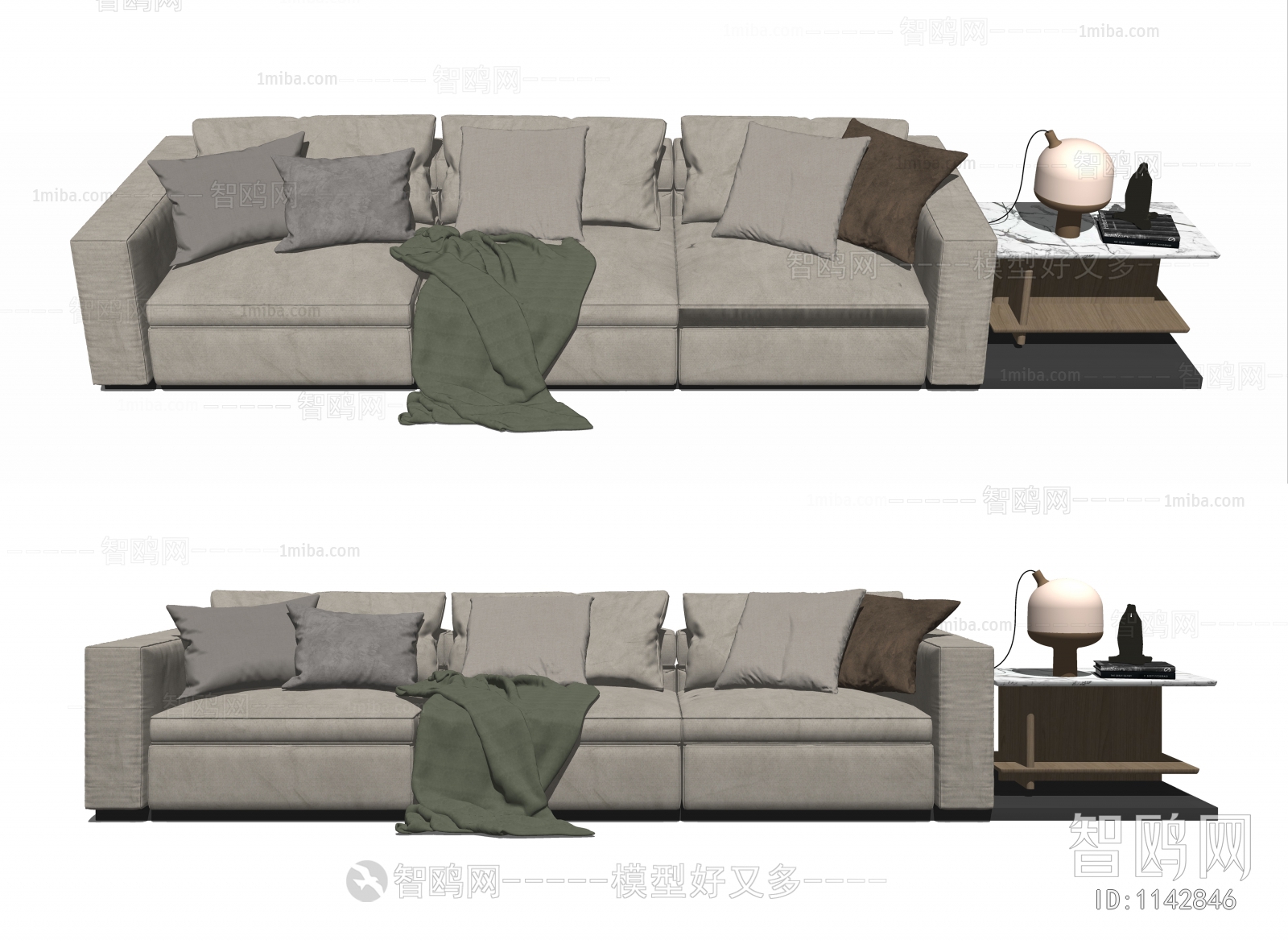 Modern Three-seat Sofa