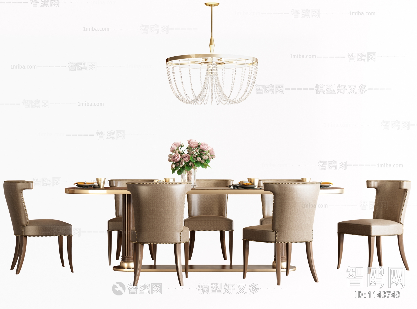 American Style Dining Table And Chairs