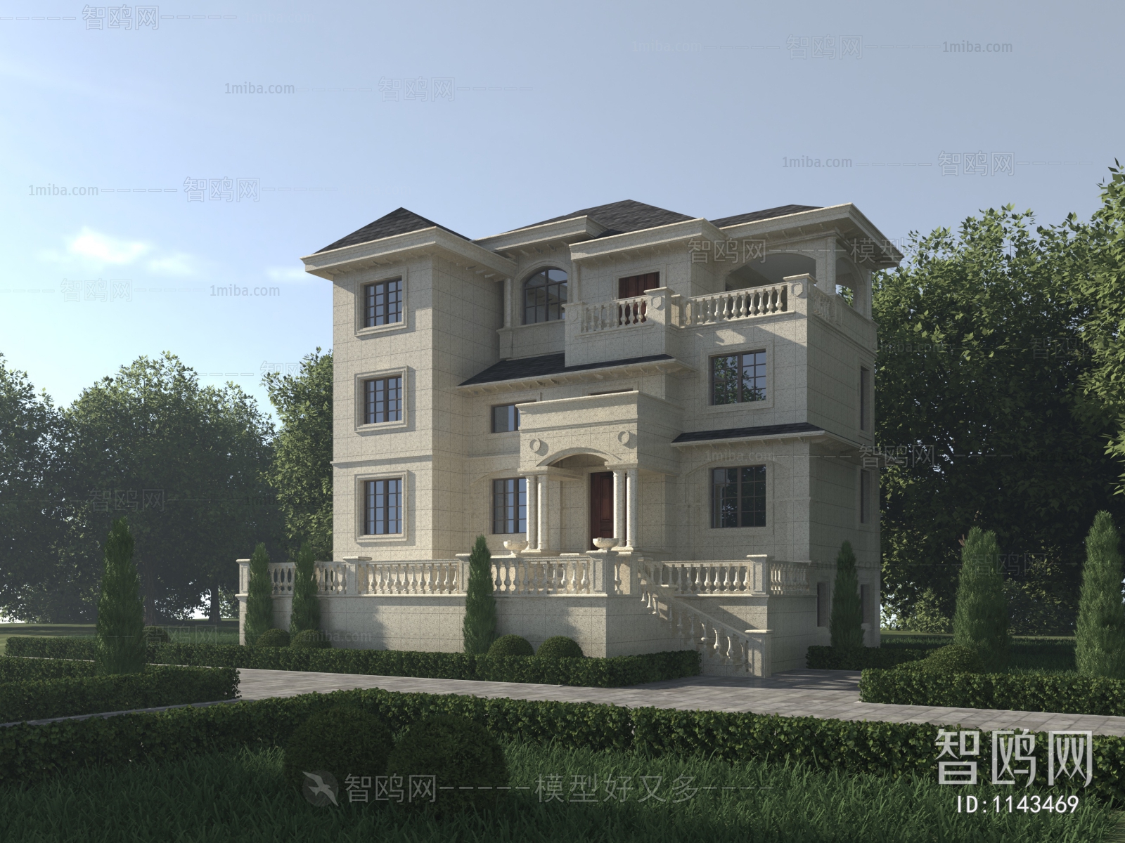 European Style Villa Appearance