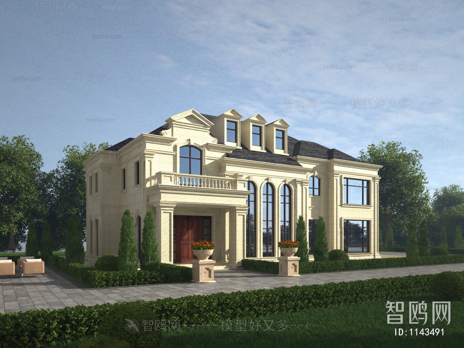 European Style Villa Appearance