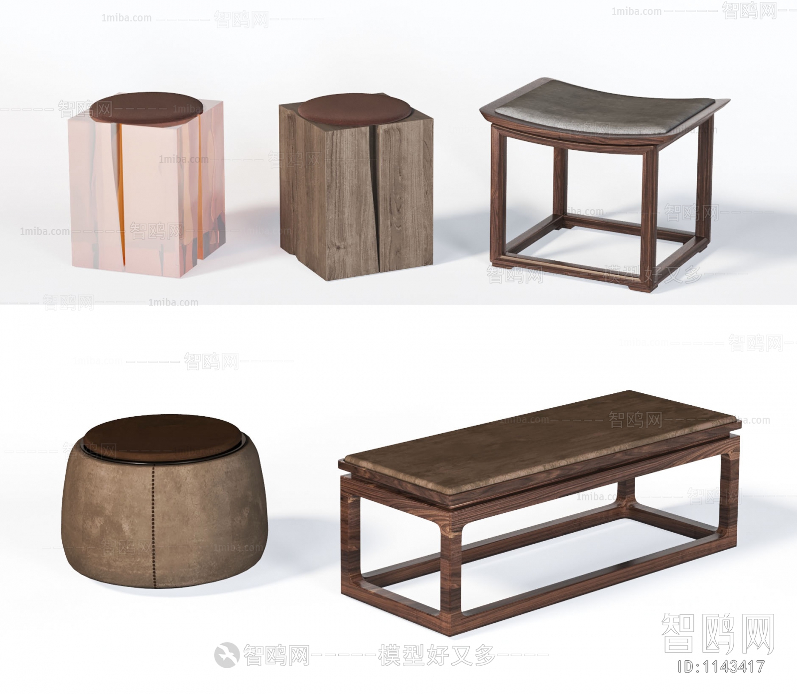 New Chinese Style Bench