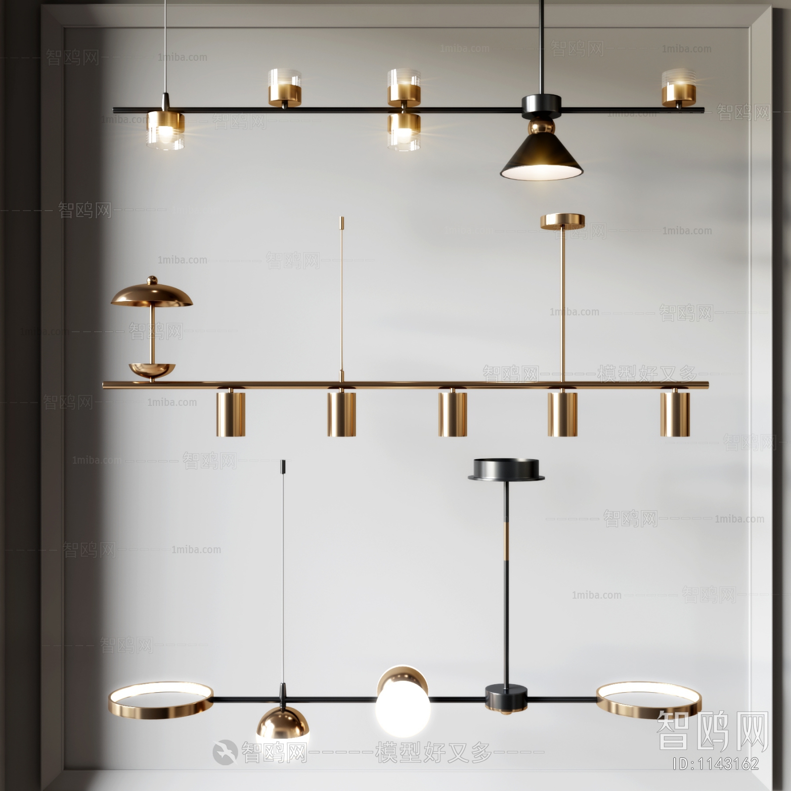 Modern Long Chandelier