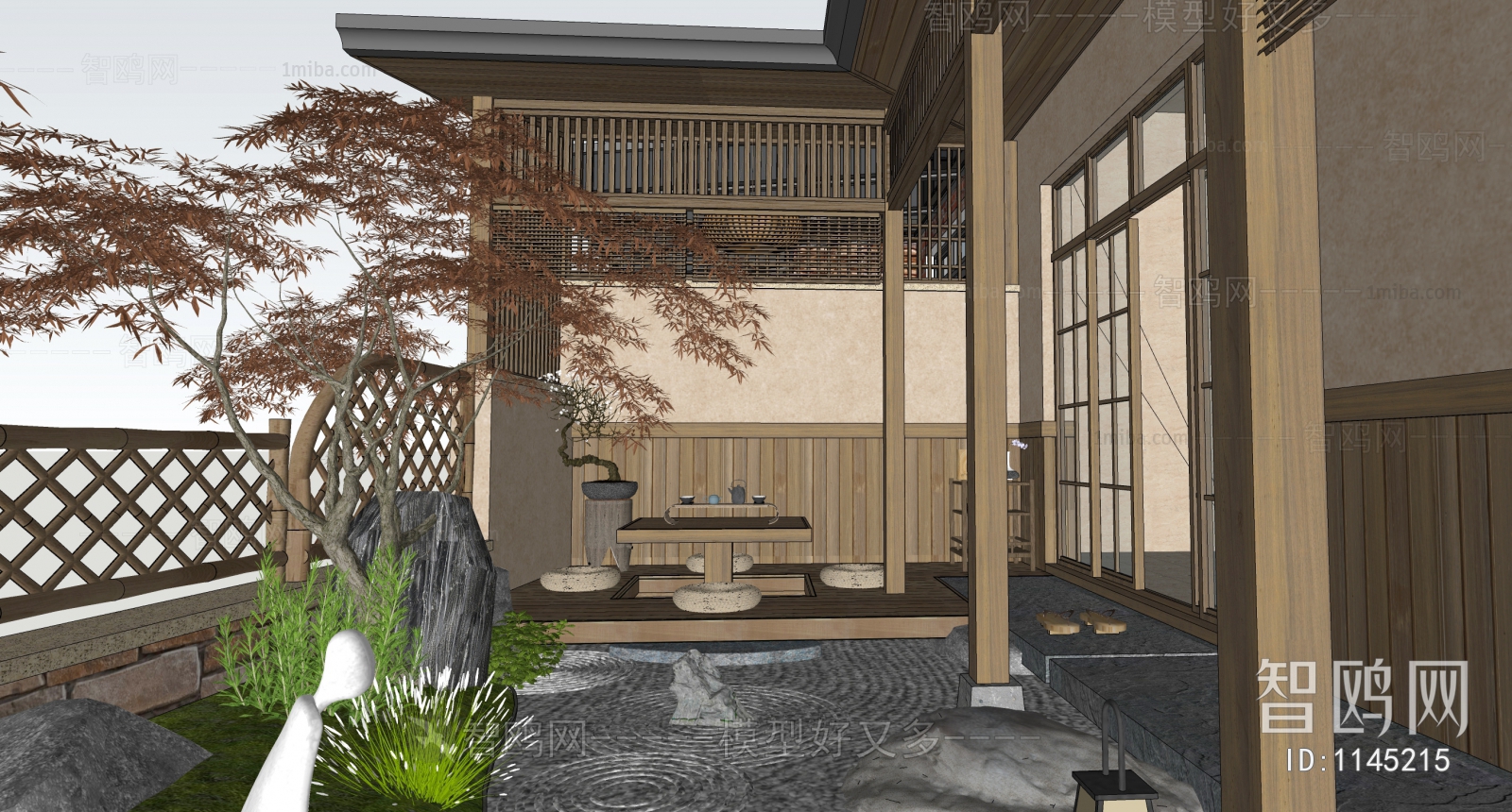 Japanese Style Courtyard/landscape