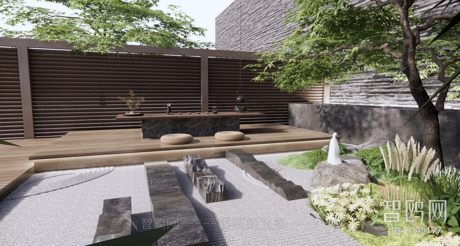 New Chinese Style Courtyard/landscape