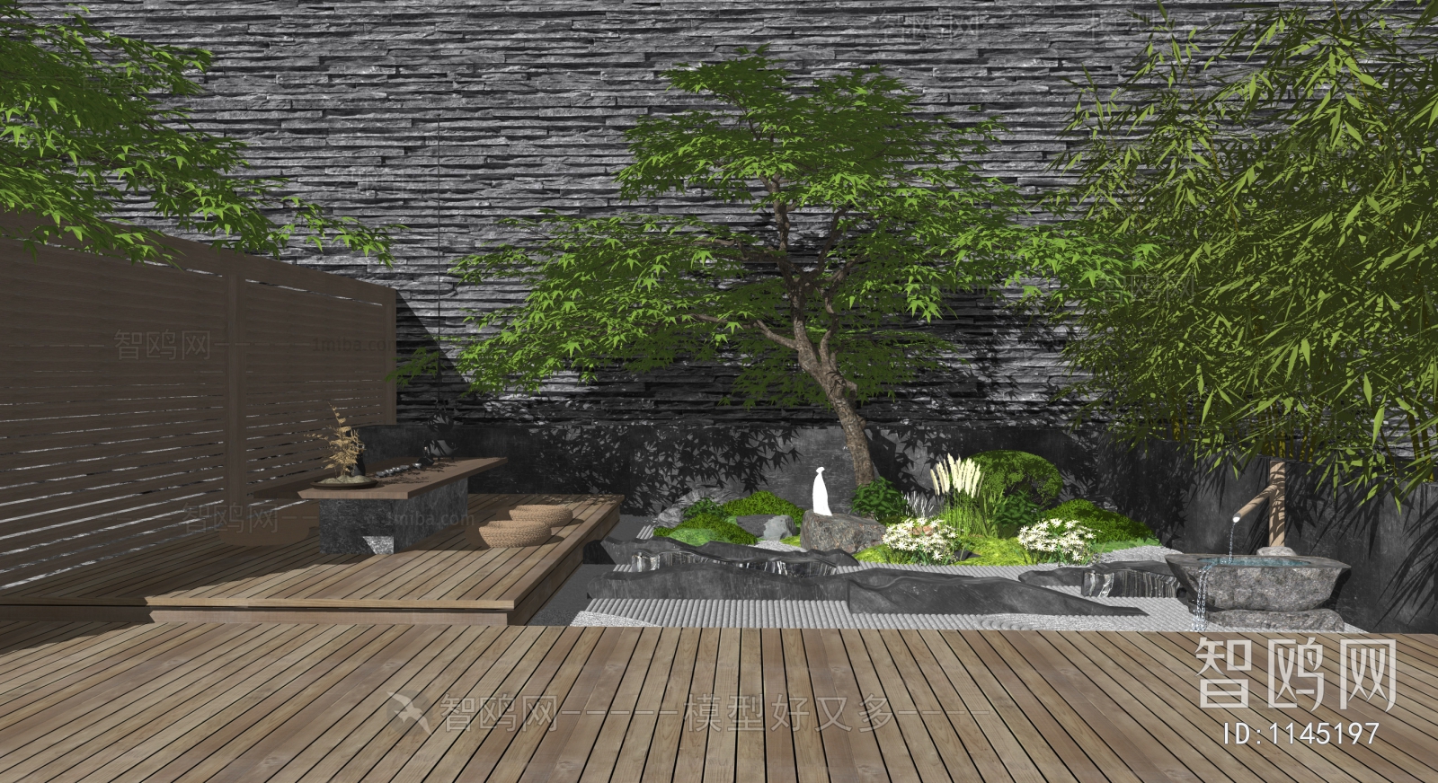 New Chinese Style Courtyard/landscape