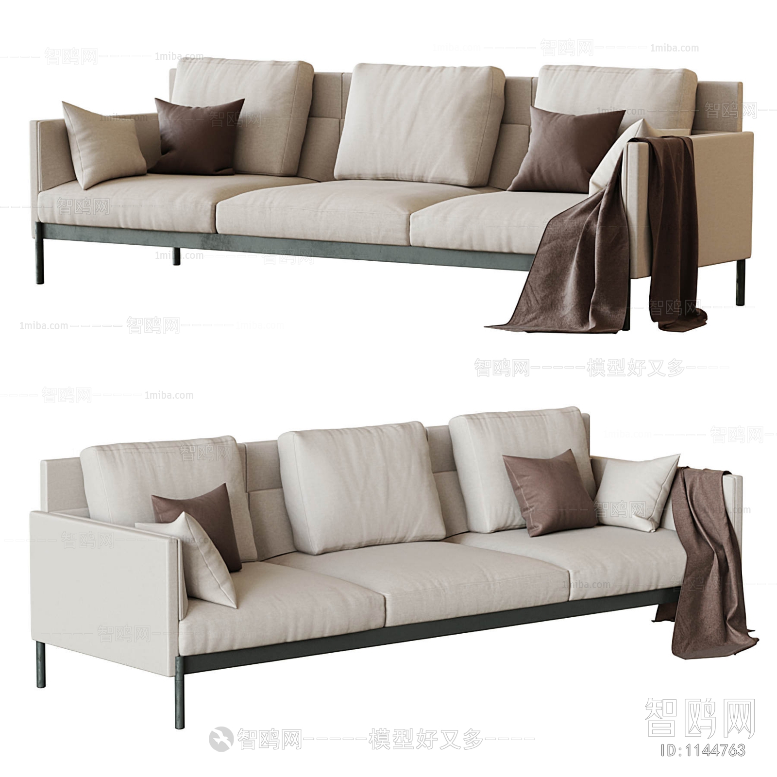 Modern Three-seat Sofa