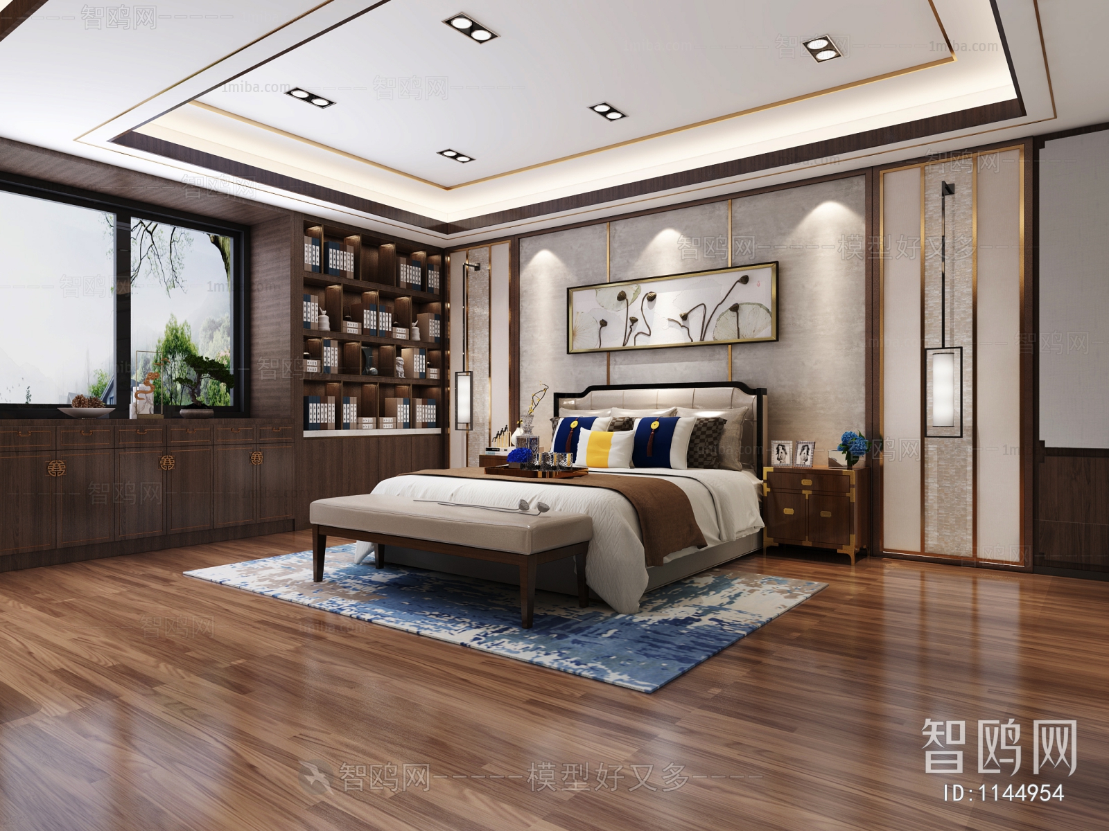 New Chinese Style Guest Room