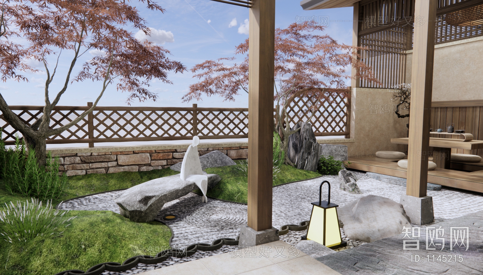 Japanese Style Courtyard/landscape