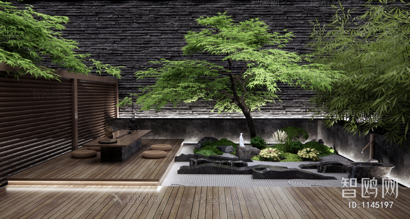 New Chinese Style Courtyard/landscape