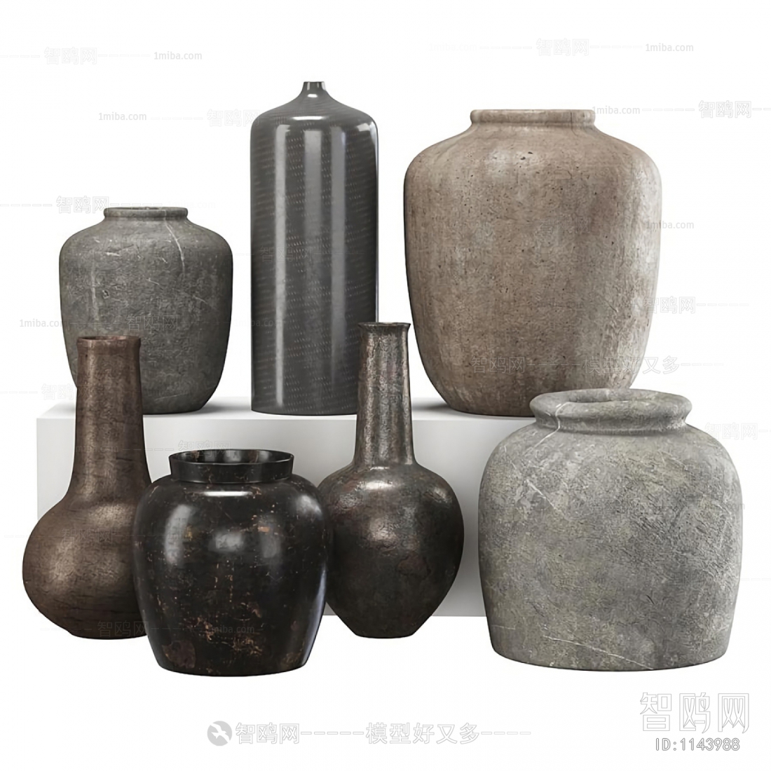 Modern Wabi-sabi Style Clay Pot