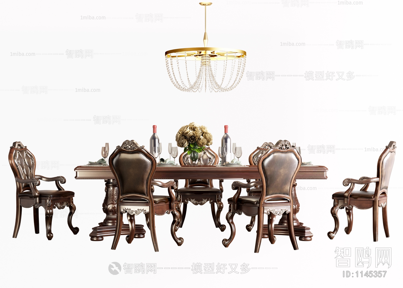 American Style Dining Table And Chairs