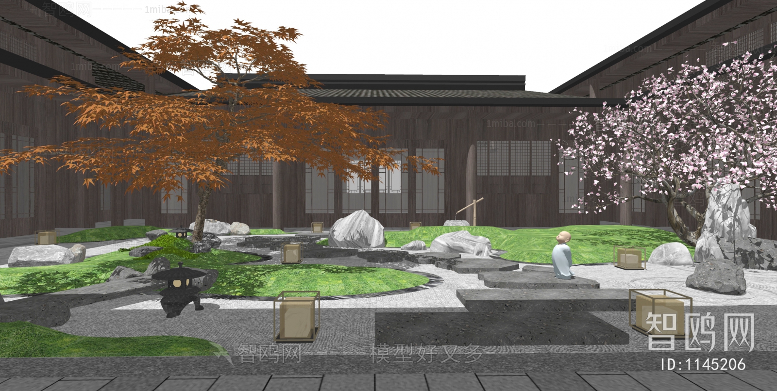 Japanese Style Courtyard/landscape