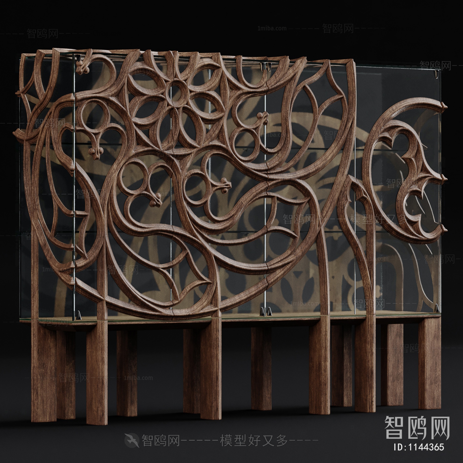 New Chinese Style Decorative Cabinet