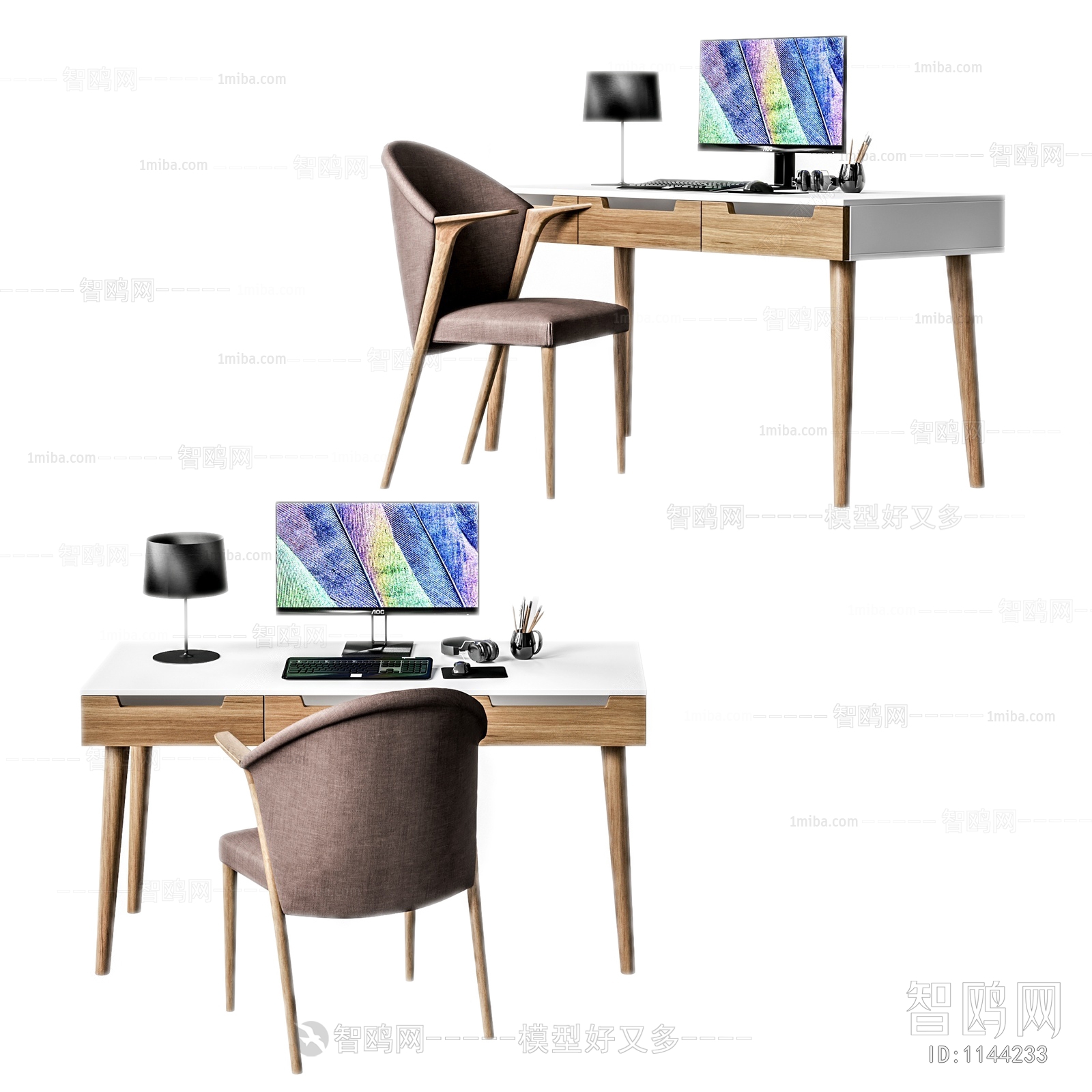 Modern Computer Desk And Chair