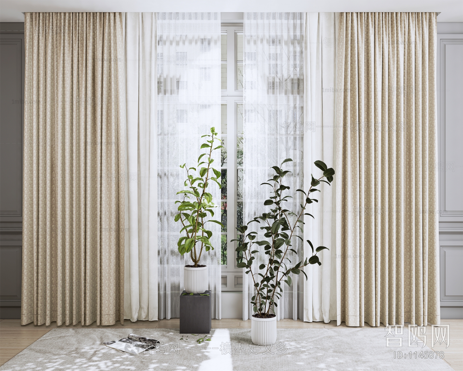 Simple European Style The Curtain