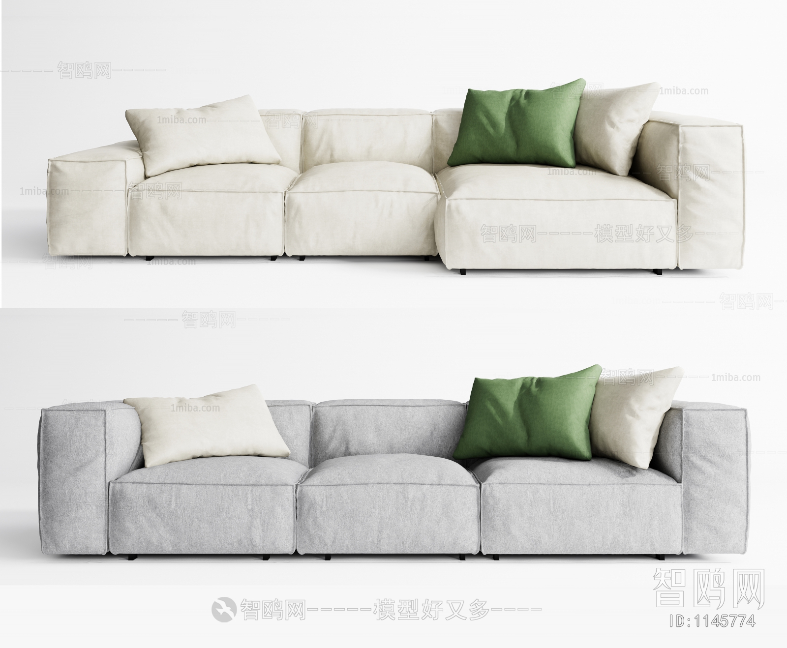 Modern Three-seat Sofa