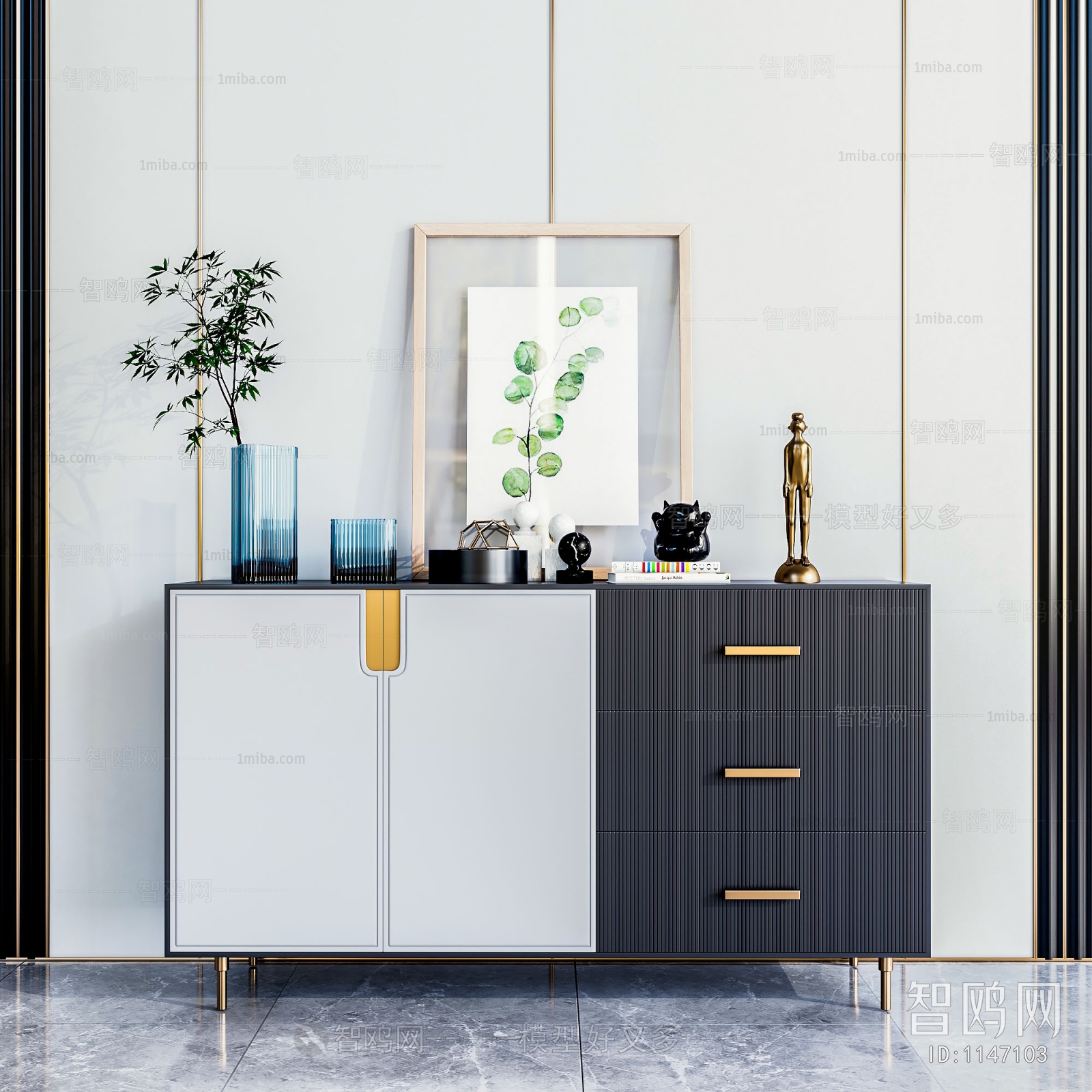 Modern Side Cabinet/Entrance Cabinet