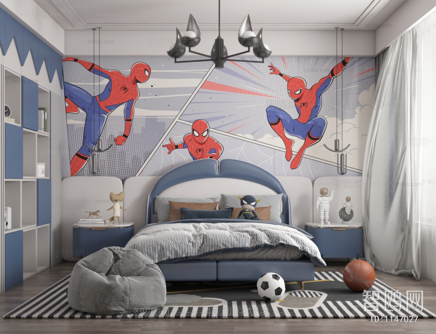 Modern Boy's Room And Son's Room