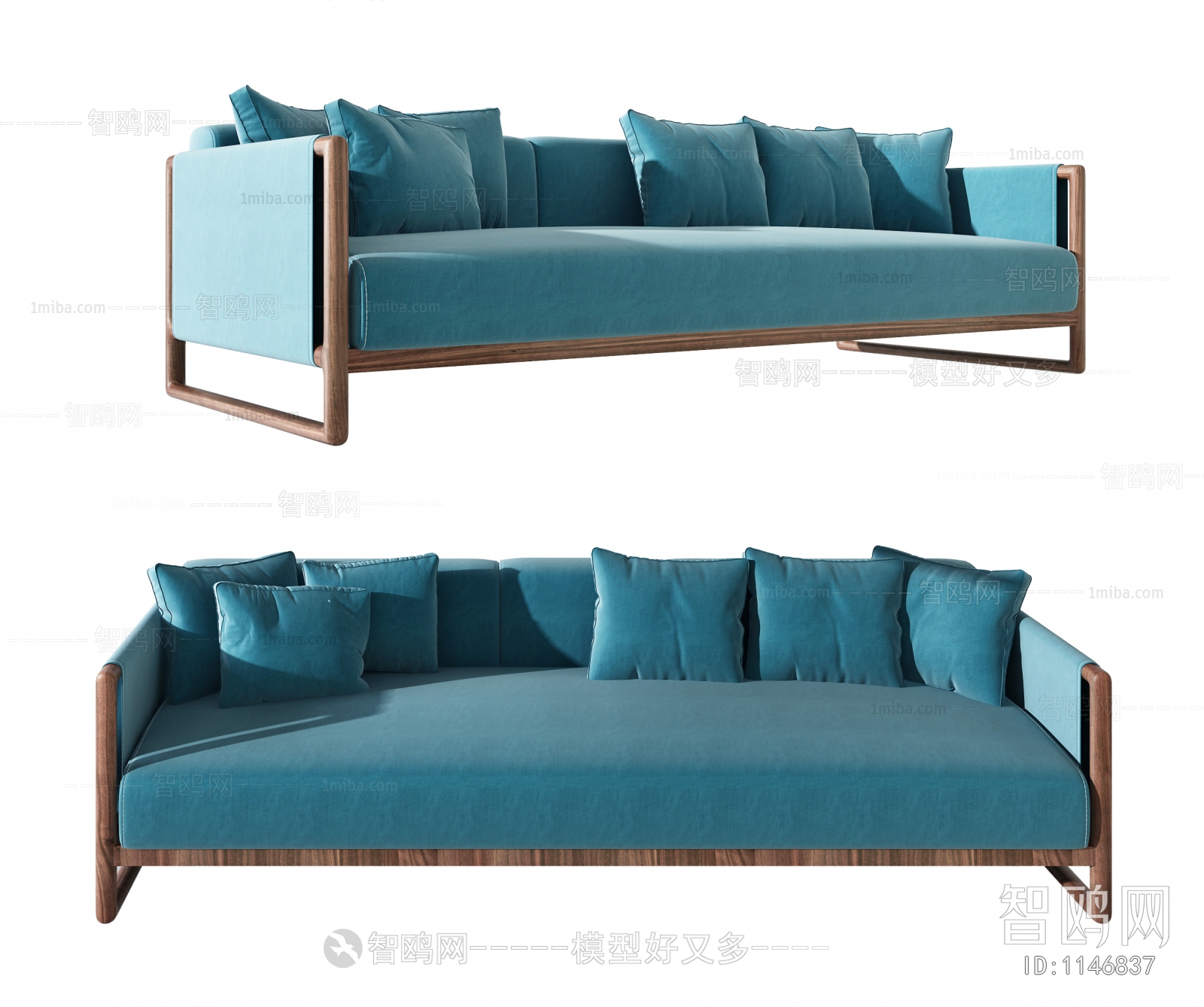 Modern Multi Person Sofa