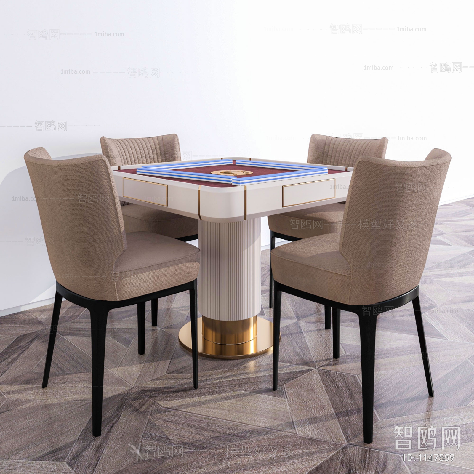 Modern Mahjong Tables And Chairs