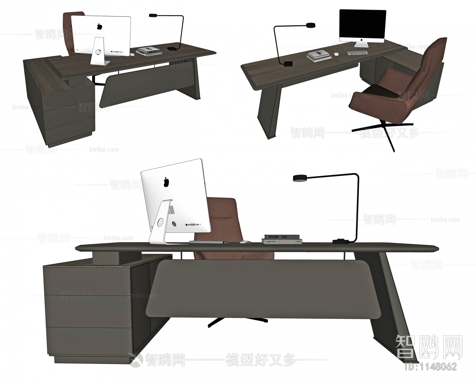 新中式办公桌