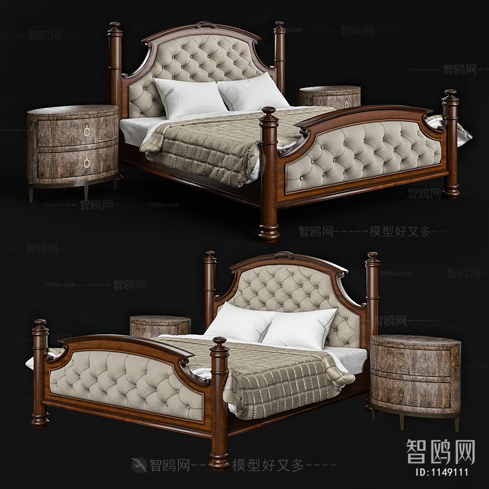 American Style Double Bed