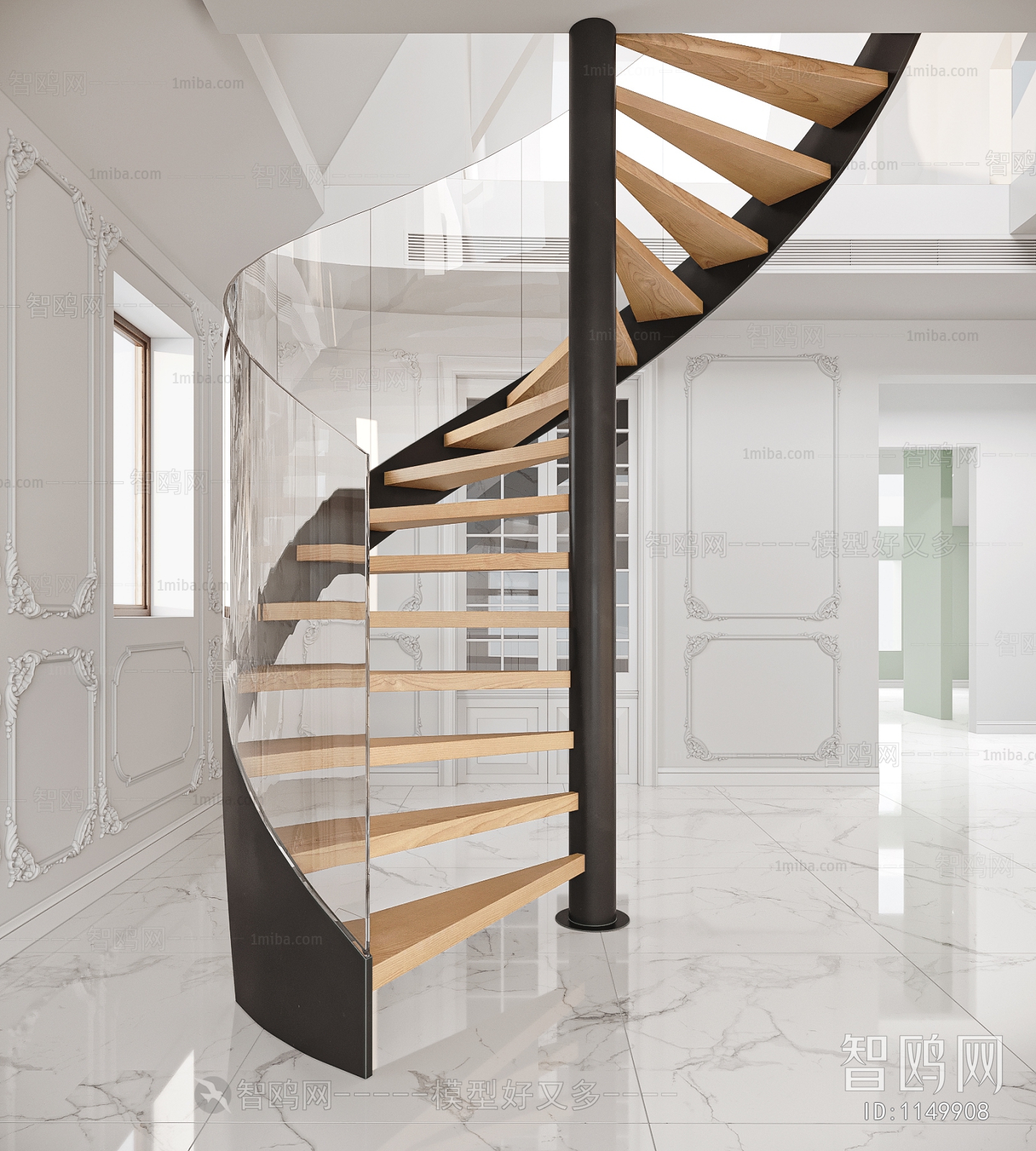 Modern Rotating Staircase