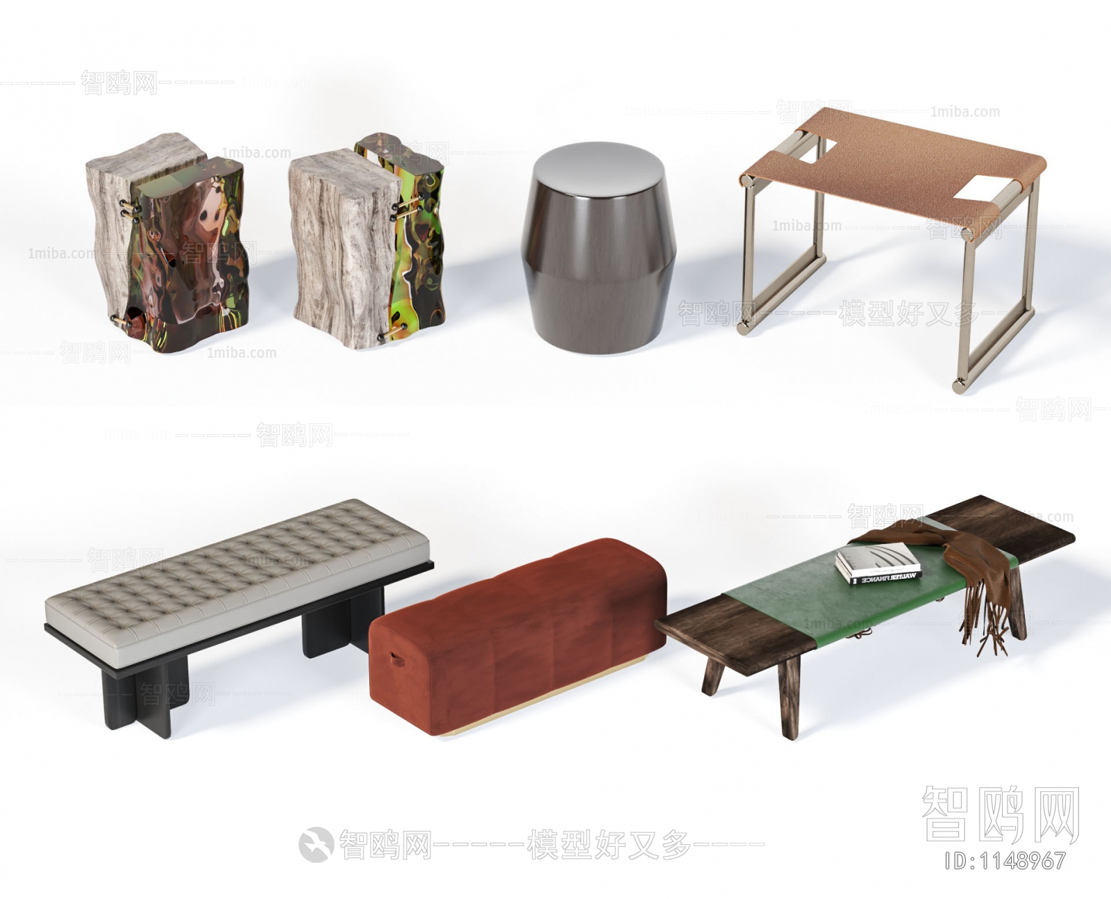 New Chinese Style Bench