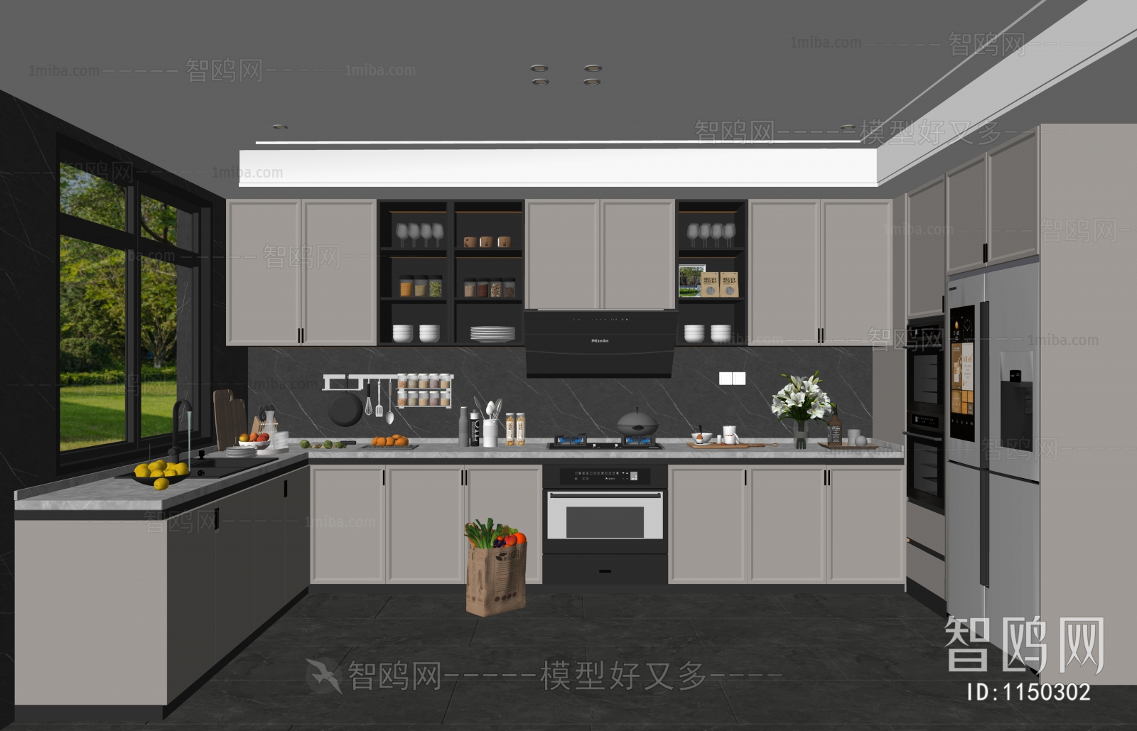 Modern The Kitchen