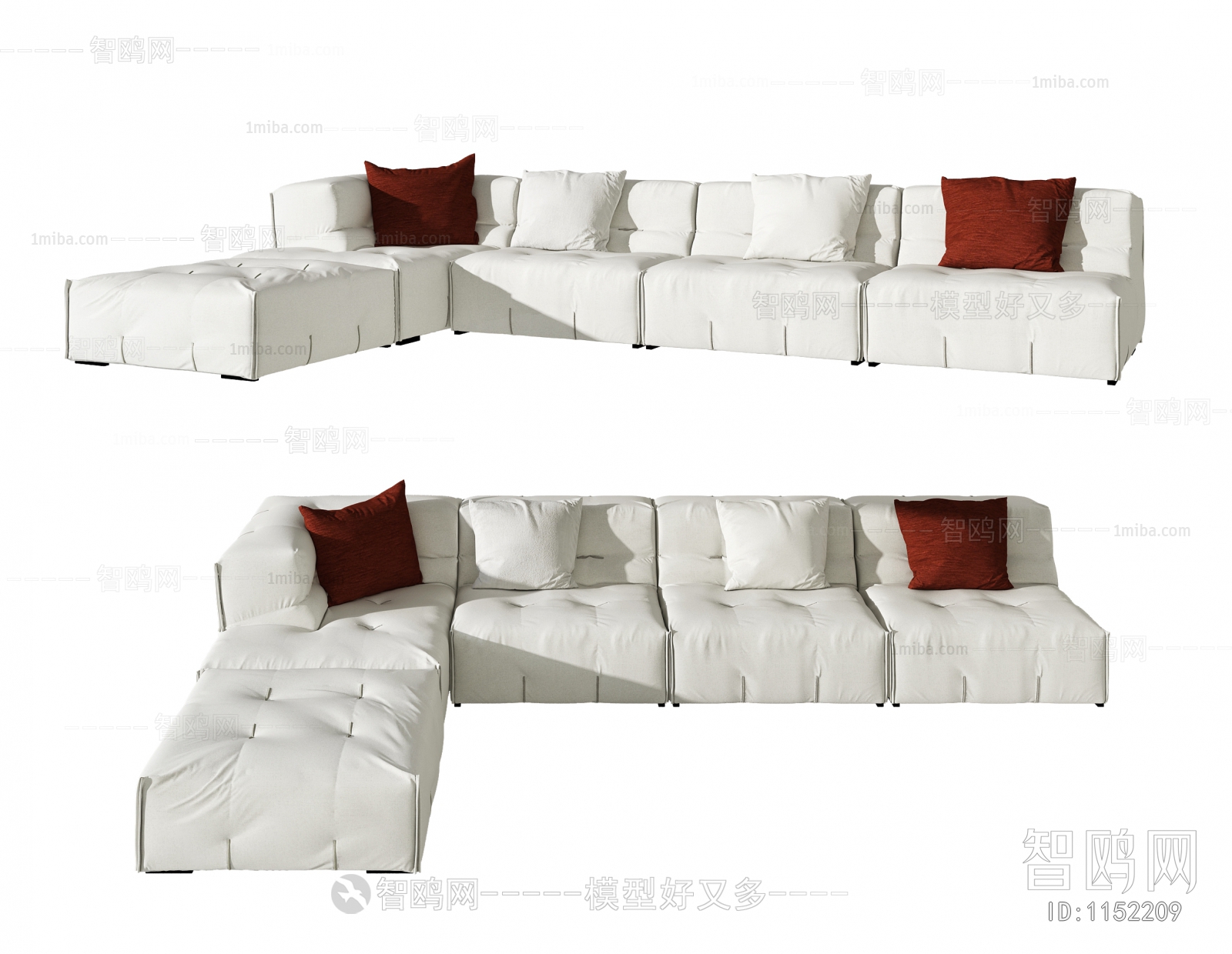 Modern Multi Person Sofa