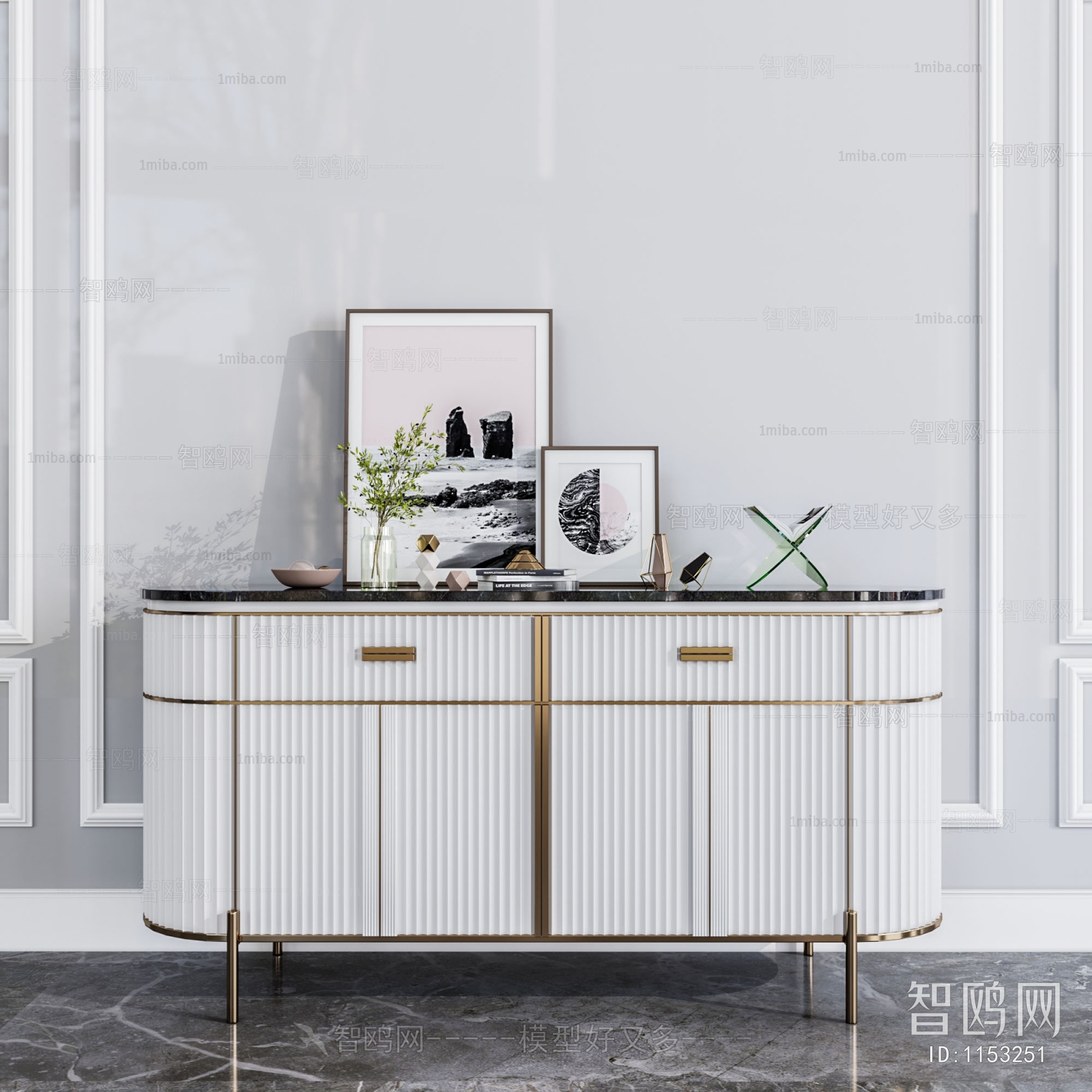 Modern Side Cabinet/Entrance Cabinet