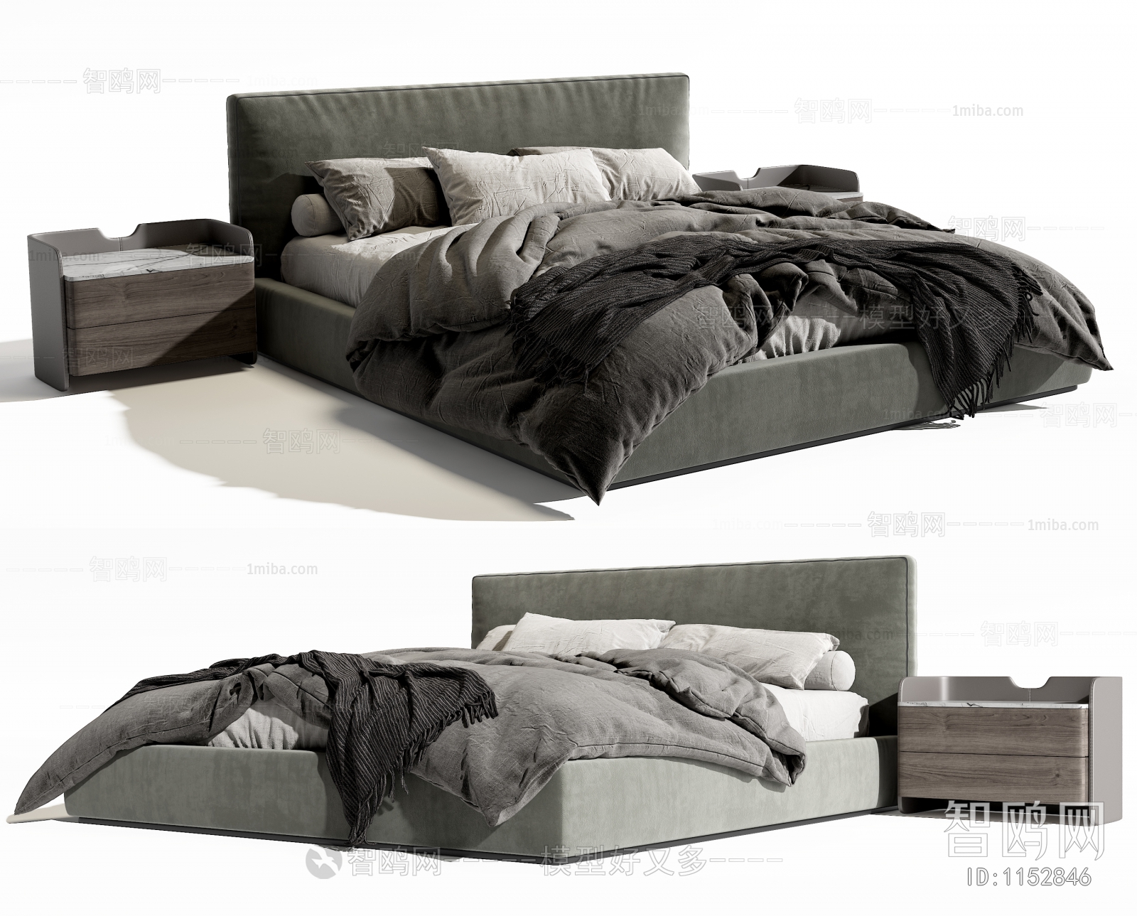 Modern Double Bed