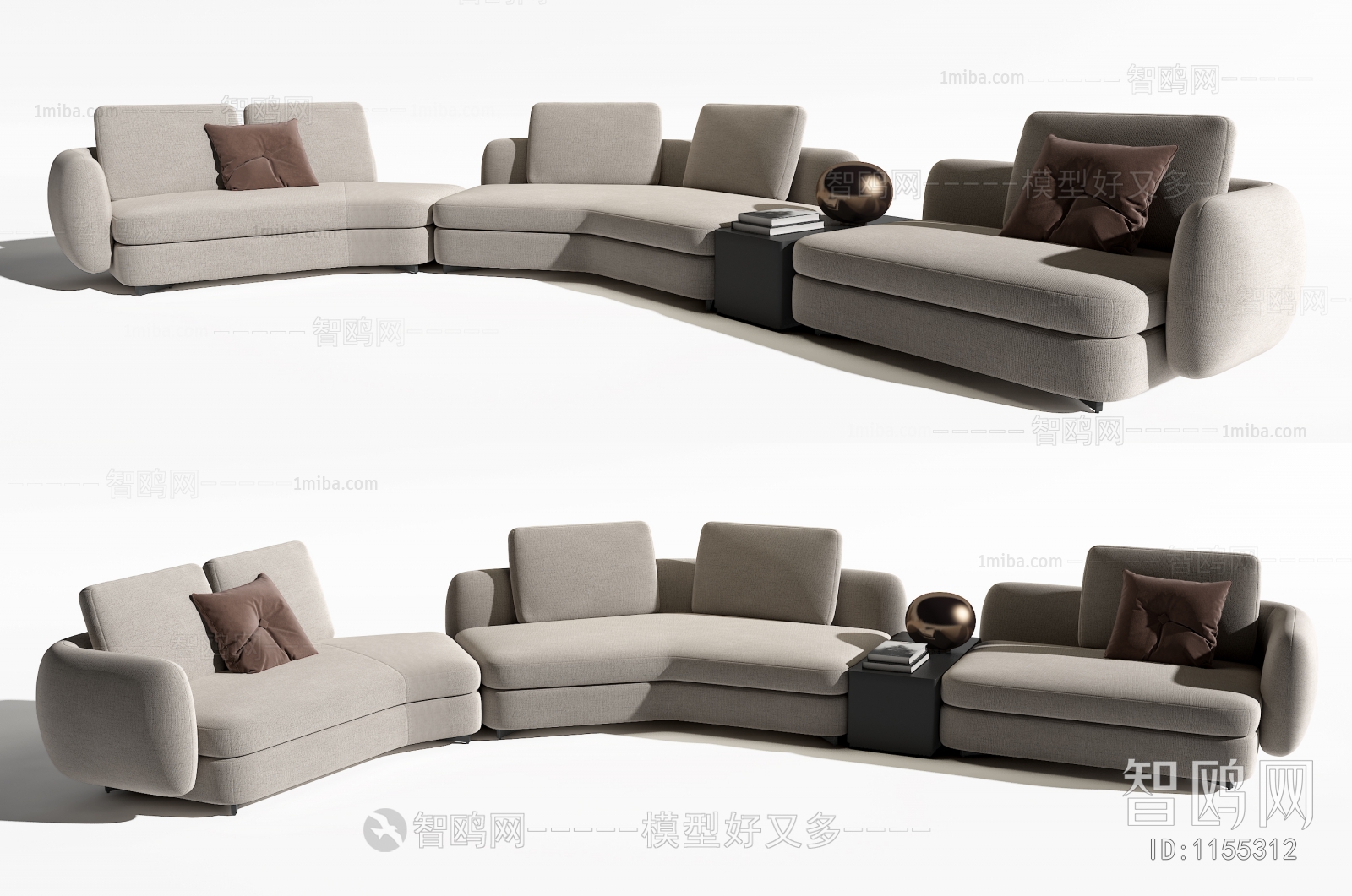 Modern Multi Person Sofa