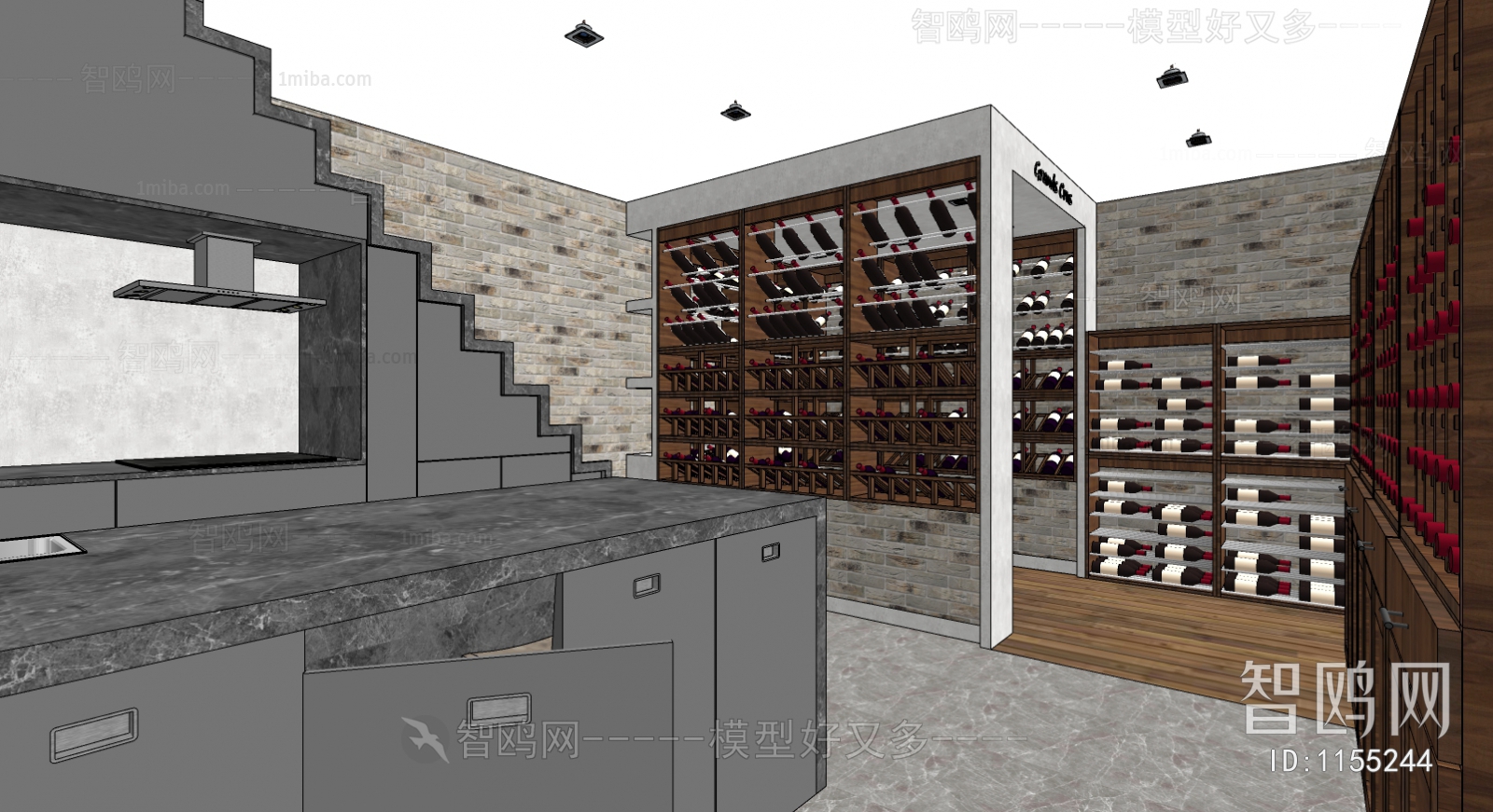 Modern Wine Cellar/Wine Tasting Room